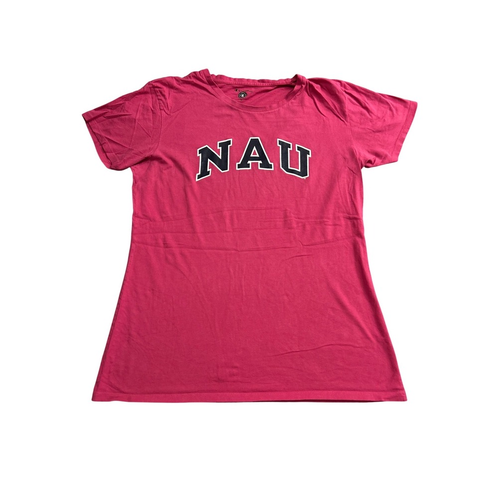 Champion NAU T-Shirt Womens XL Pink Excellent Northern Arizona University Tee